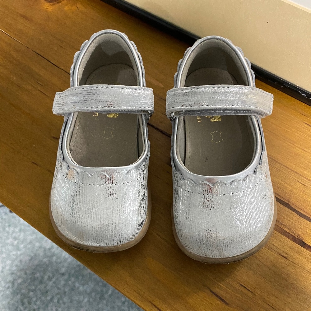 See Kai Run Silver Dress Shoes